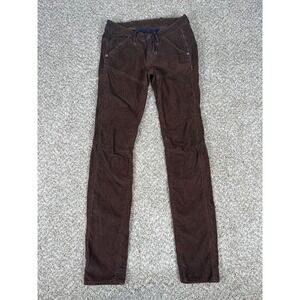 G-Star Raw Pants Womens 26 Brown Slim Tapered Corduroy Hunter 5620